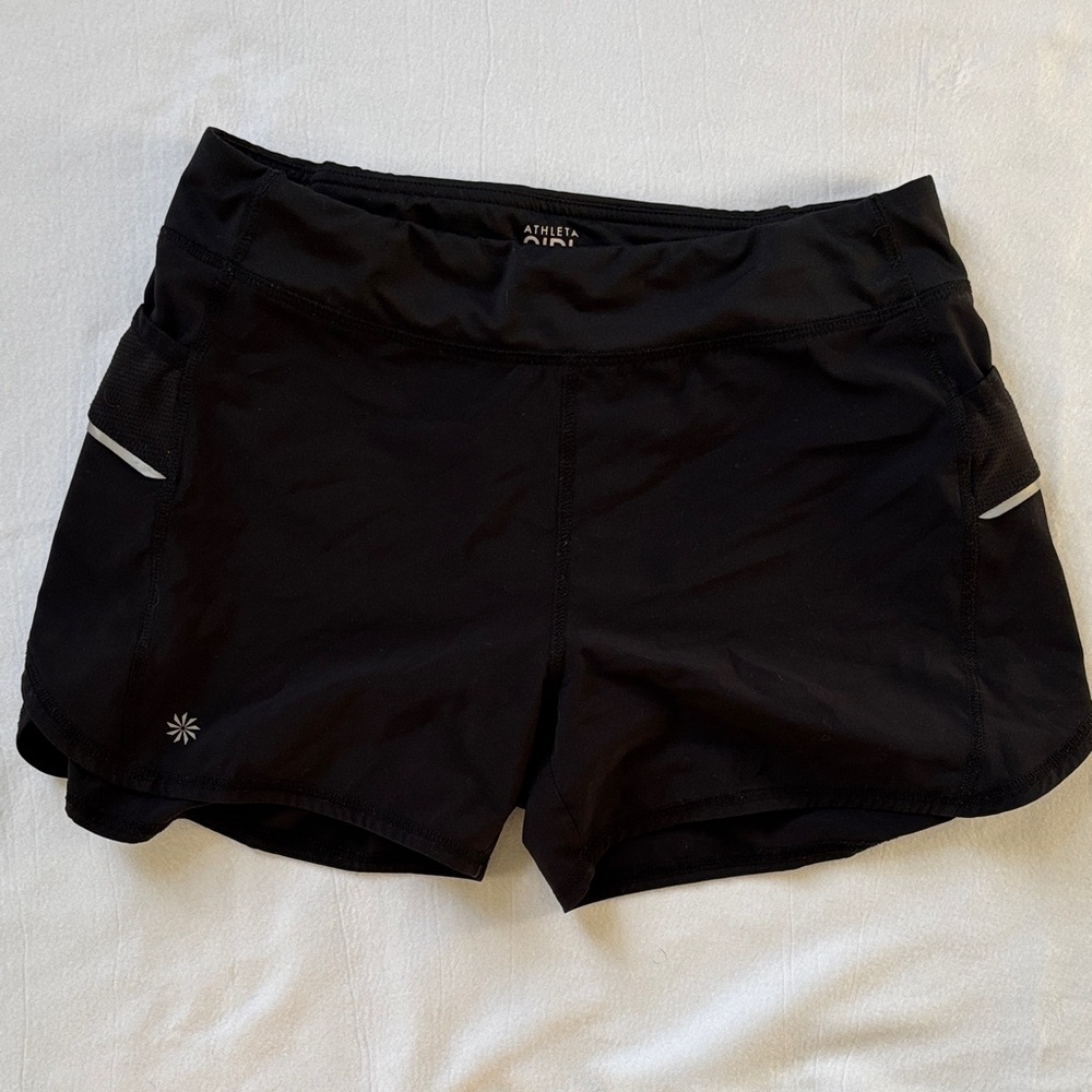 Athleta Girl Black Performance Shorts  Size XXL/16
